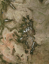 Colorado Rocky Mountains, courtesy NASA