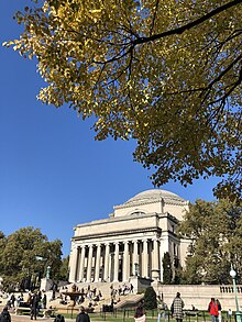 Columbia University in New York was founded by royal charter in 1754 as King's College. Columbia University.jpg