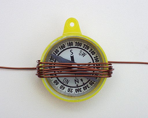 Compass in coil