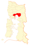 Umístění obce Puerto Montt v oblasti Los Lagos