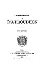 Correspondance de P.-J. Proudhon, II.djvu