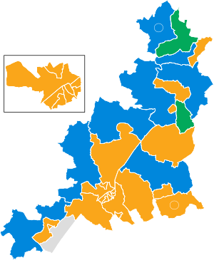 Cotswold UK ward map 2023.svg