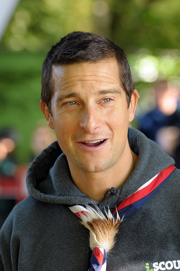 Grylls at a meeting with Coventry Scouts groups in 2012