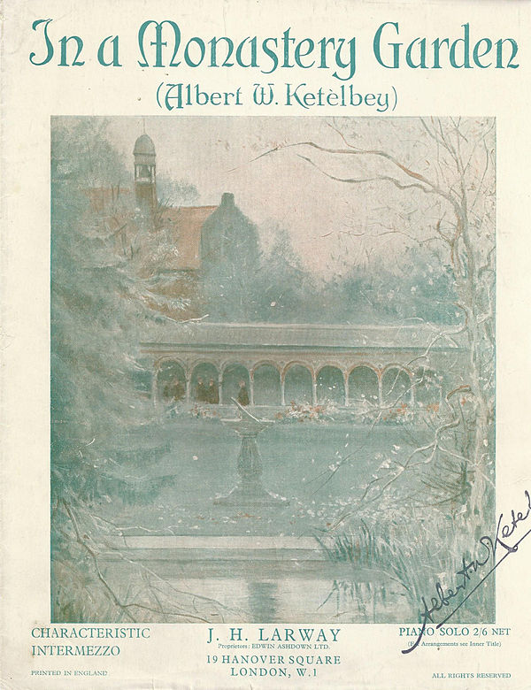 The cover for In a Monastery Garden (1915)