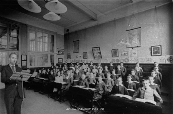 Class room, ca. 1915