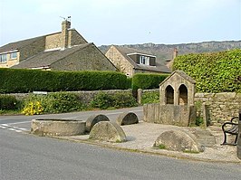 Old well and horse trough