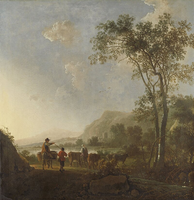Cuyp, Aelbert - Landscape with herdsman and cattle - Rijksmuseum.jpg