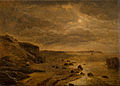 «Vestkysten af Jylland ved Bovbjerg», 1843, 40,2 x 28,5 cm, tilhører Den Hirschsprungske Samling