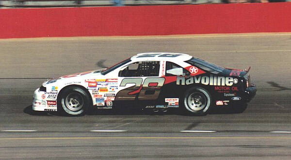 Robert Yates Racing first car in 1989 with Davey Allison driving