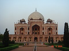The Humayun's Tomb in Delhi