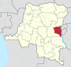Южное Киву на карте