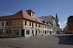 Blick auf das Schwabehaus in der Johannisstraße