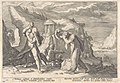 Deucalion en Pyrrha scheppen een nieuw mensenras Metamorfosen van Ovidius (serietitel), RP-P-2014-67-16.jpg