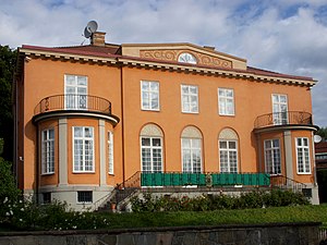 Villa Josephson 2008, fasad mot Nobelgatan