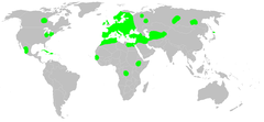 Mapa występowania