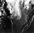 Dogs Head Glacier, terminus of mountain glacier, August 25, 1964 (GLACIERS 6469).jpg