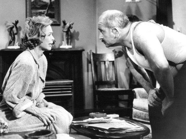 Dorothy McGuire and Ed Asner as Mary and Axel Jordache