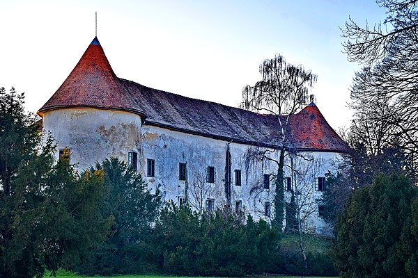 Erdödy Castle in Jastrebarsko, originally built by Croatian ban Matija Gereb.