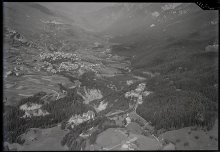 old photo, Vulpera and Scuol in 1947