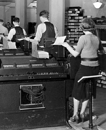 IBM punched-card accounting machines, 1936