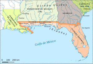 Florida Española: Primer establecimiento español (1565-1763), Período británico (1763-1784), Segundo período español (1784-1821)