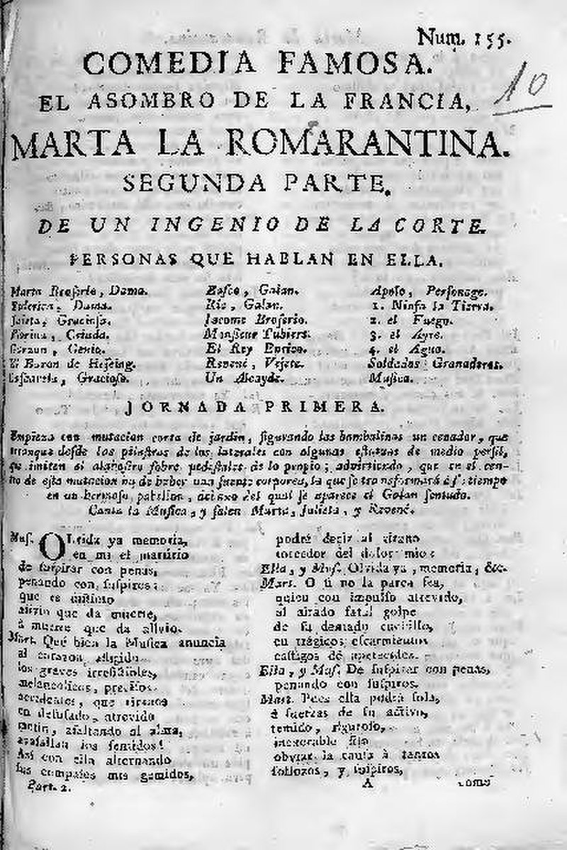 File:El asombro de la Francia, Marta la romarantina - Comedia famosa. -  segunda parte (IA A25016310).pdf - Wikimedia Commons