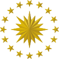 Emblem of the Presidency of Turkey (white).svg