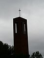 Català: Església Llars Mundet. Campus Mundet, Pg. Vall d'Hebron, 149-169 (Barcelona). This is a photo of a building listed in the Catalan heritage register as Bé Cultural d'Interès Local (BCIL) under the reference 08019/2845. Object location 41° 26′ 19.64″ N, 2° 08′ 36.71″ E  View all coordinates using: OpenStreetMap