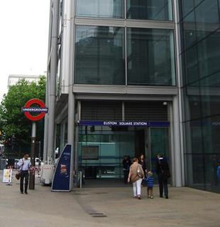 Euston Square tube station London Underground station