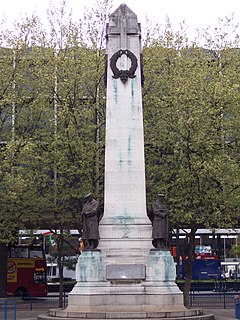 <span class="mw-page-title-main">London and North Western Railway War Memorial</span> War memorial outside Euston Station, London