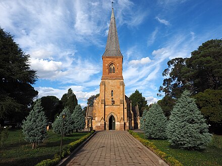 St John's Anglican Church, the oldest surviving public building in the inner city, consecrated in 1845