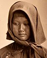 Face detail, from- A Cantonese boat girl. John Thomson. China, 1869. The Wellcome Collection, London (cropped).jpg
