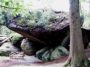 El sitio de Jean Paul en el Laberinto rocoso de Luisenburg