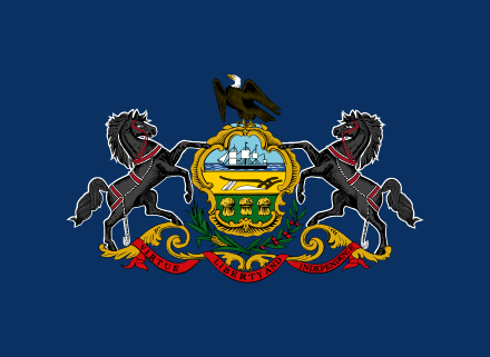 The Flag of the Commonwealth of Pennsylvania
