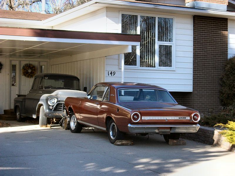 File:Ford Falcon Coupe and Chevrolet Truck (4094286148).jpg