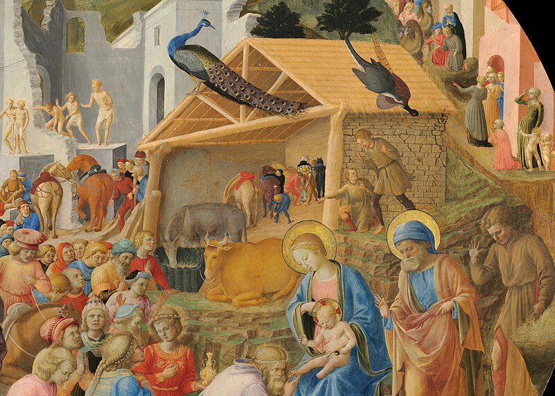Slika:Fra Angelico and Fra Filippo Lippi - The Adoration of the Magi - Google Art Project (central cropped).jpg