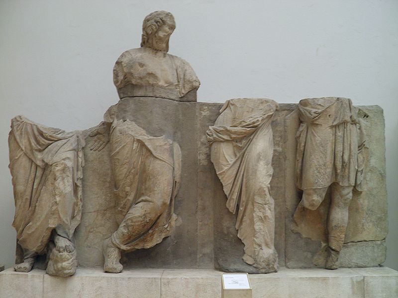File:Fragment of relief from the Altar of Temple of Artemis at Magnesia on the Maeander, Pergamon Museum Berlin.jpg