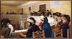 Зрительницы в суде присяжных, 1882.