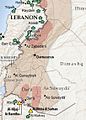 Haziran 2012, Güney Suriye'de ÖSO kontrolündeki yerler (kırmızı)