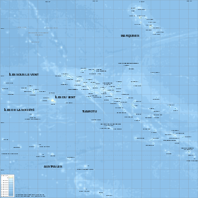 Islas Palliser ubicada en Polinesia Francesa