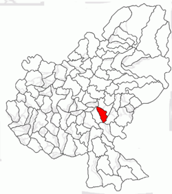 Location of Gălești