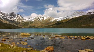 <span class="mw-page-title-main">Gangabal Lake</span> Lake in Jammu & Kashmir, India