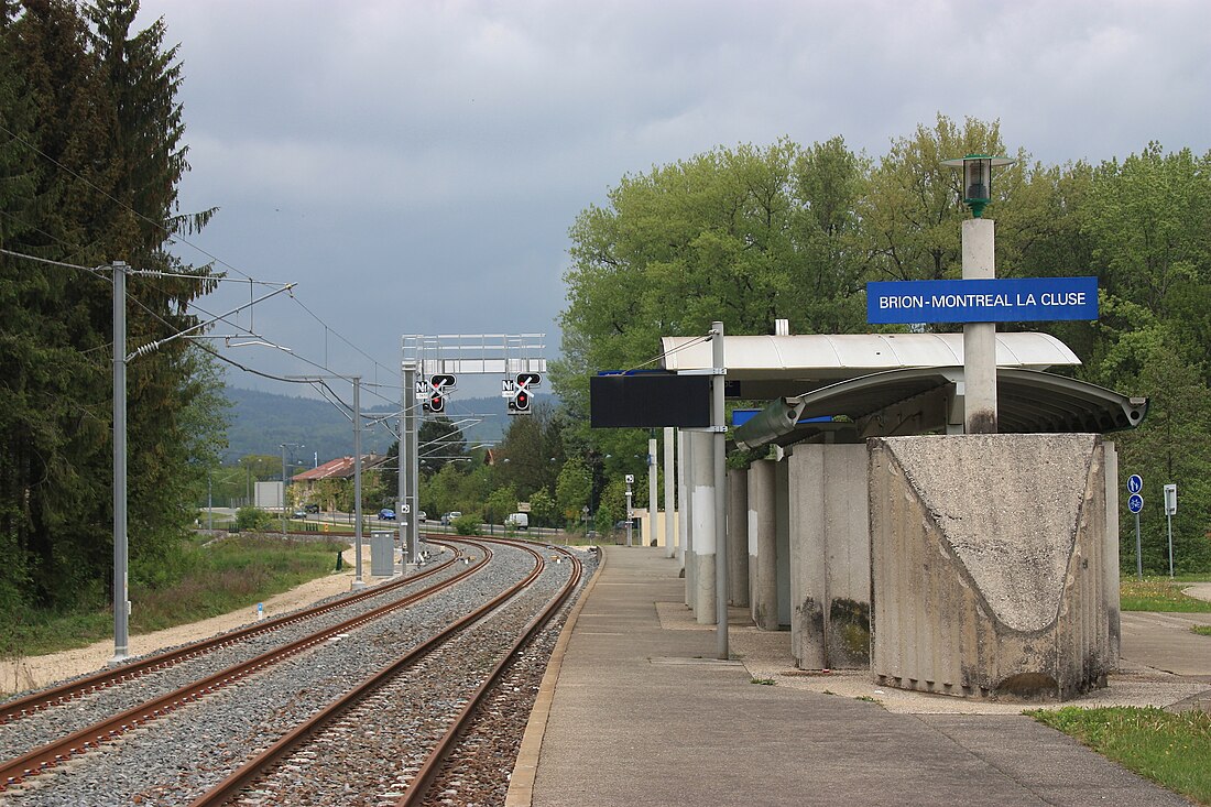 Gare de Brion - Montréal-la-Cluse