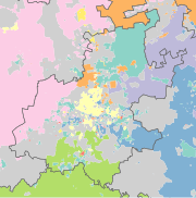 Gauteng dominant language map.svg