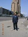 Georges Alula sur le Boulevard du 30 juin a Kinshasa.JPG