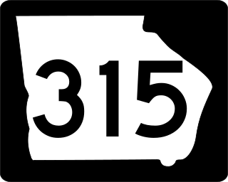 <span class="mw-page-title-main">Georgia State Route 315</span> Highway in Georgia, United States