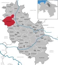 Gnarrenburg – Mappa