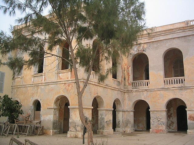 The former Governor's palace on Gorée Island, Dakar, Senegal