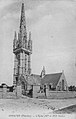 Église paroissiale Saint-Goulven au début du XXe siècle (carte postale ND Photo).