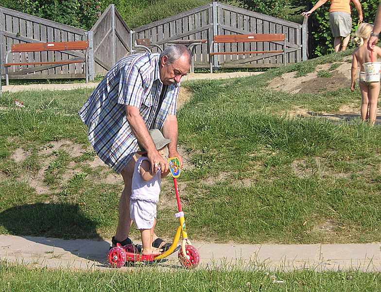 File:GrandfatherAndScooter.JPG